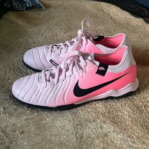 Nike indoor soccer turf shoes. Worn once for 20 minutes.
